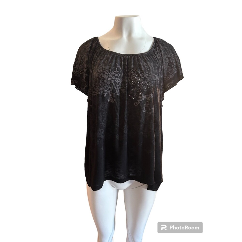 Vanilla Sugar scoop Neck Top Size 2X